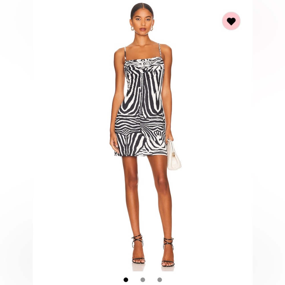 AFRM Zebra mini dress